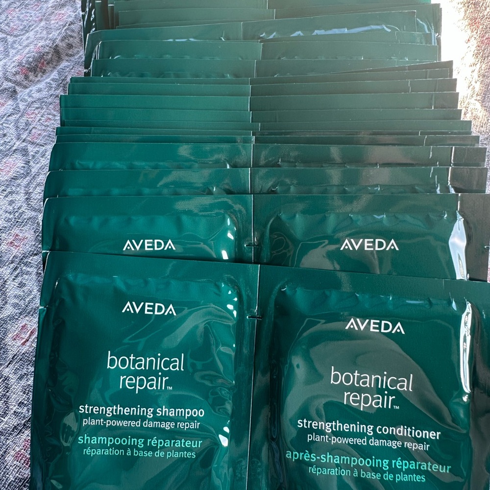 Aveda Botanical Repair Hair Care  35 total Duo 10ml each Green Packaging